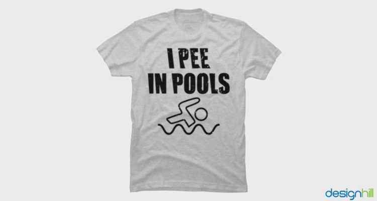 I Pee in Pools Boys Short-Sleeve Tee 