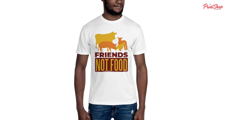 Friends Not Food Men’s T-Shirt