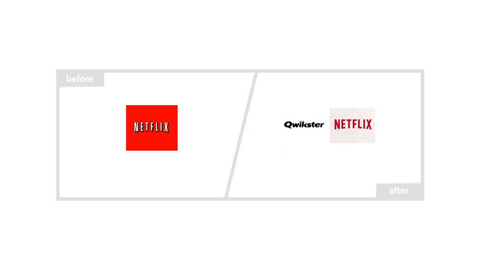 Netflix Logo - Before & After